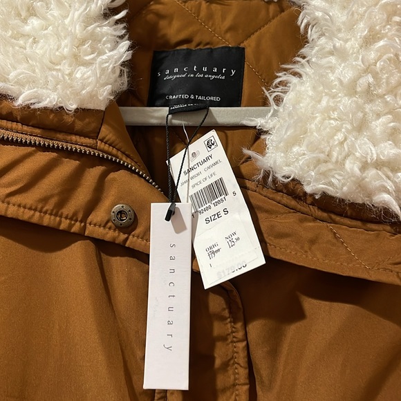 NWT - Sanctuary Sherling bomber jacket - Picture 2 of 5